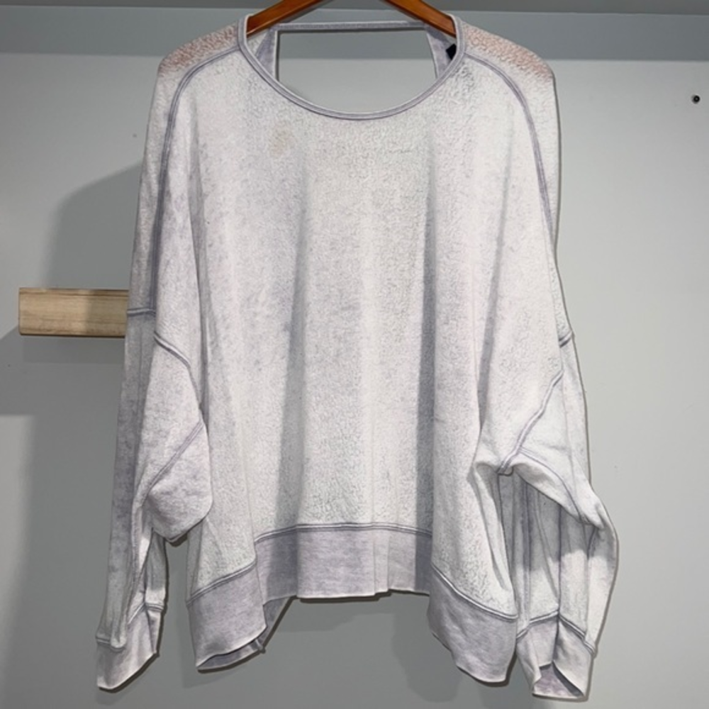Tillys cool gray purple sweater